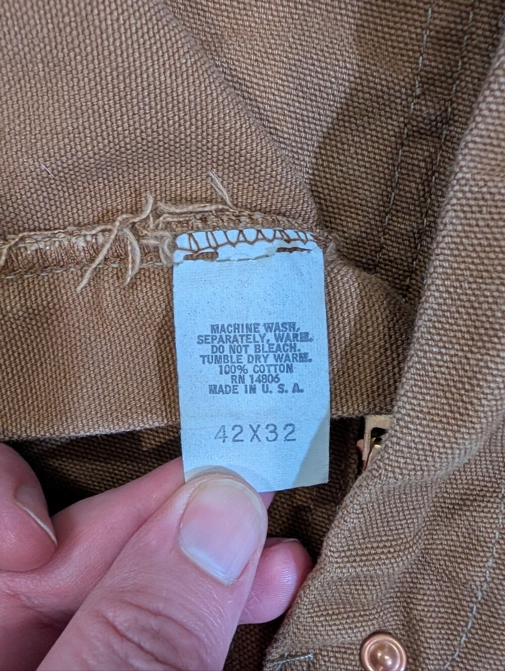 Carhartt 42x32 Double Knee - Picture 3 of 4